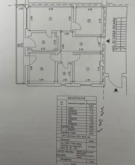 🏡 Apartament 4 camere – 88mp | Curte + garaj propriu 50mp, parter, 2022