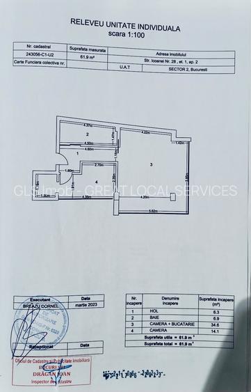 Apartament premium 2 camere,imobil boutique – Str. Icoanei residential sau birou - 18