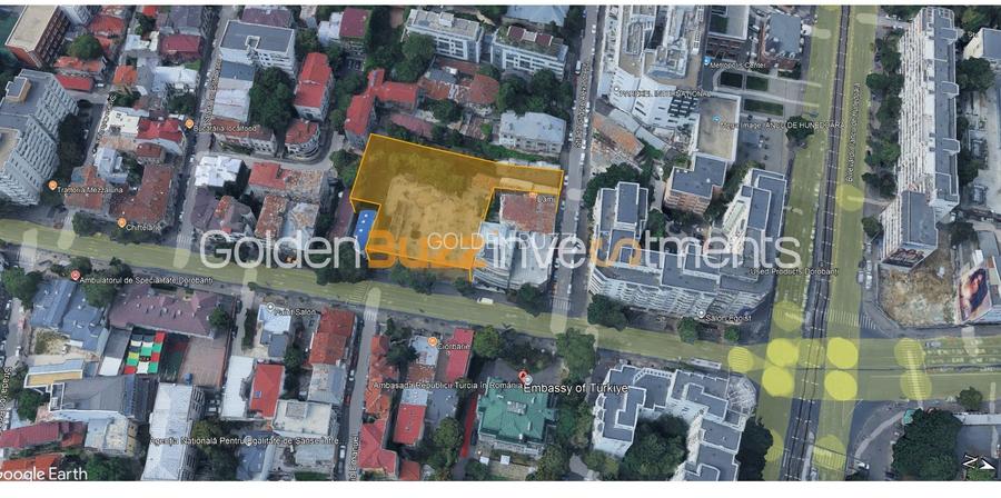 Teren 2.500 m² cu dublă deschidere – Calea Dorobanți - 1