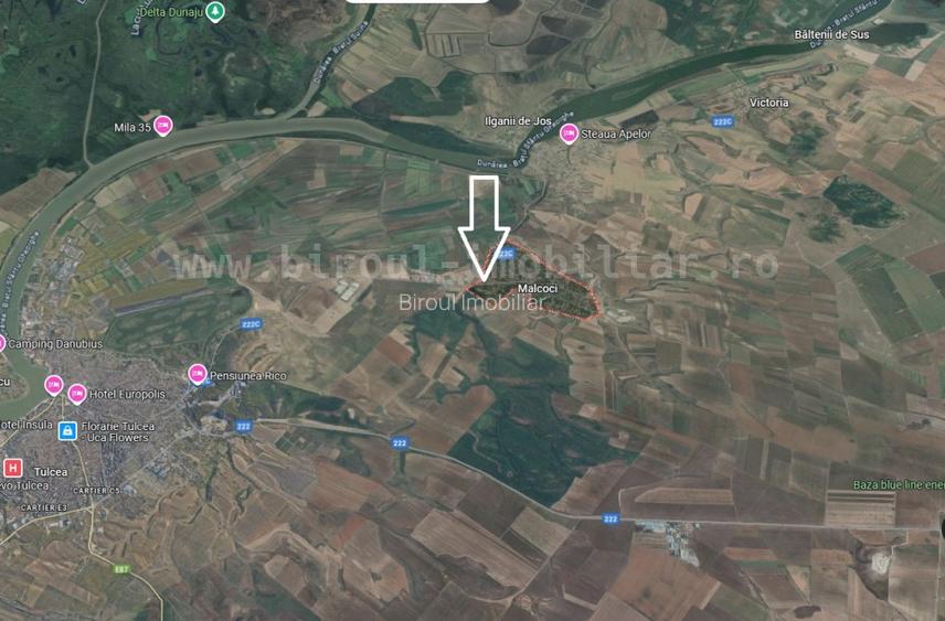 Teren Intravilan la Sosea  - 17.000mp - Tulcea cu PUZ si utilitati Comision 0% - 3