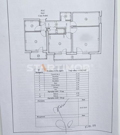 Apartament 3 camere cu boxa si parcare Coresi