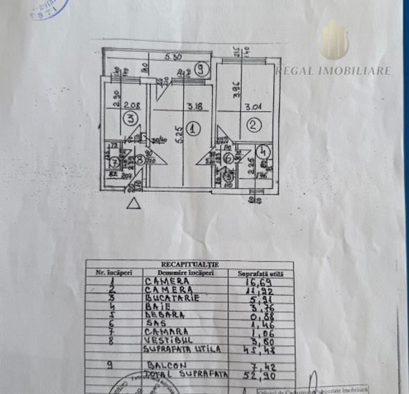 2 Camere | Bd. Obregia | Balcon | Anvelopat | 53 mp