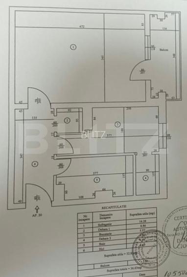 Garsonieră decomandată, 36,65 mp, Valea Roșie Zona Henri Coanda - 14