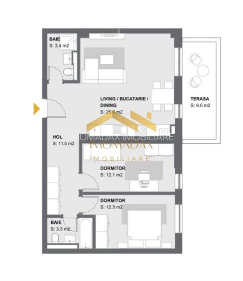 Aradului-3 Camere-Centrala Proprie - 15