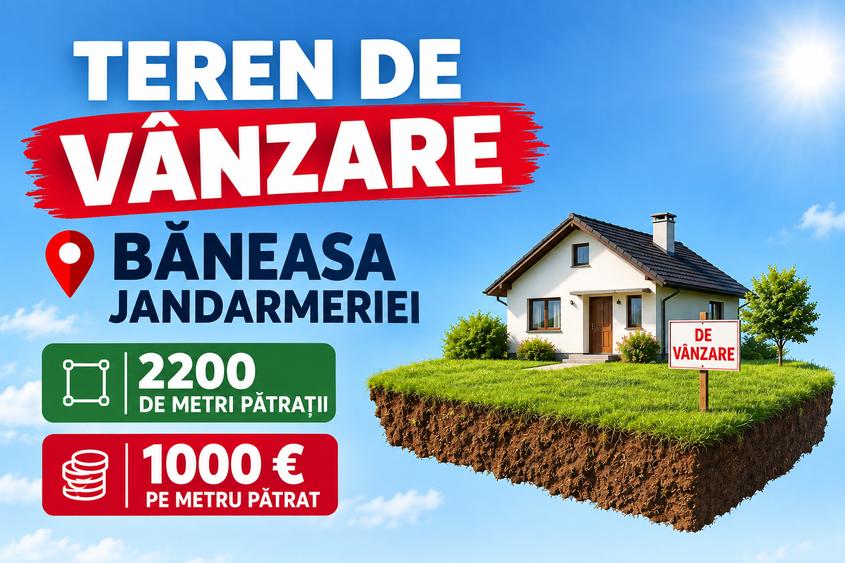 Teren Intravilan | Baneasa | Jandarmeriei Sisesti | 2200mp