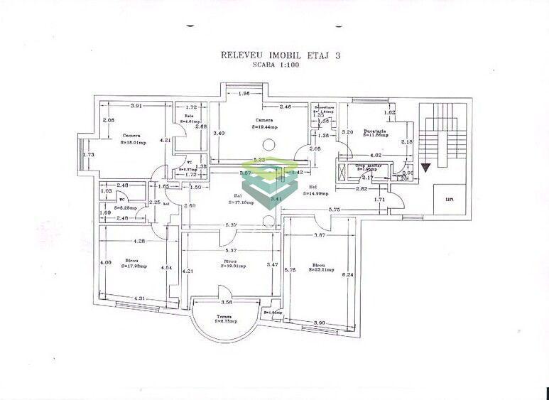 Dorobanti, spatiu de inchiriat pt birouri/cabinete medicale, 153 mp