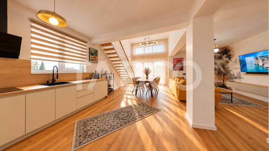 Penthouse cu design spectaculos si terasa de vanzare DaVinci Cristian