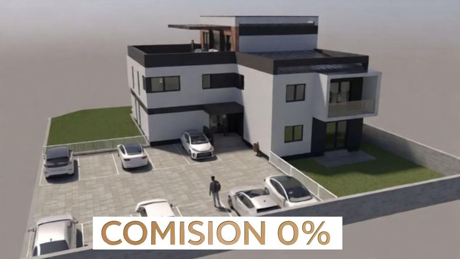 COMISION 0 | Penthouse 2 camere| Parcare inclusă| Moșnița Nouă