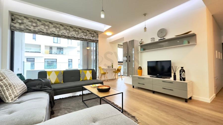 REA1028571 Apartament 2 camere One Herastrau Plaza cu loc de parcare si boxa