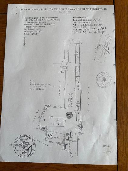 Hală de vânzare Galați | Teren 5.666 mp | Acces CFR | Gara Berheci