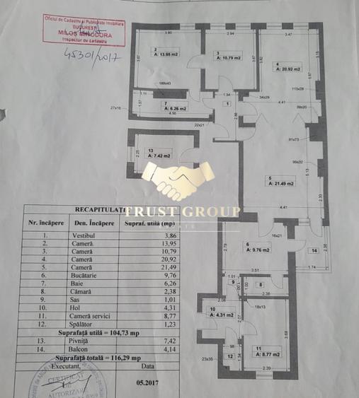 Apartament 4 camere Dorobanti-Capitale