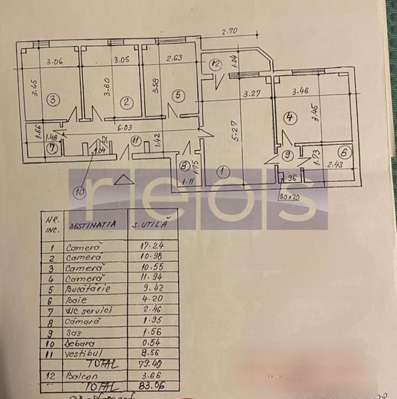 VANZARE 4 CAMERE SEMIDECOMANDAT CENTRALA TINERETULUI - 11