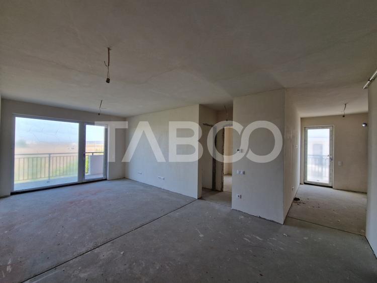 Apartament cu orientare SV 70 mpu 3 camere 2 bai bloc cu lift Turnisor