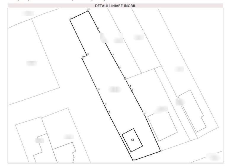 Teren construibil imediat | 882mp | Front 13.14m | Dambul Rotund!