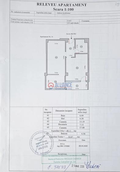 Tomis Nord - Campus | Apartament 2 Camere Decomandate|Premium