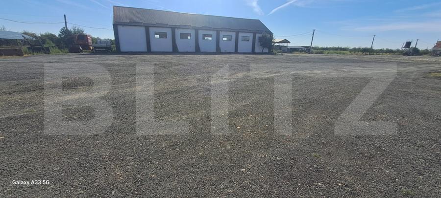 Hală industrială 370 mp + teren 10.000 mp | DN72 Suta Seaca