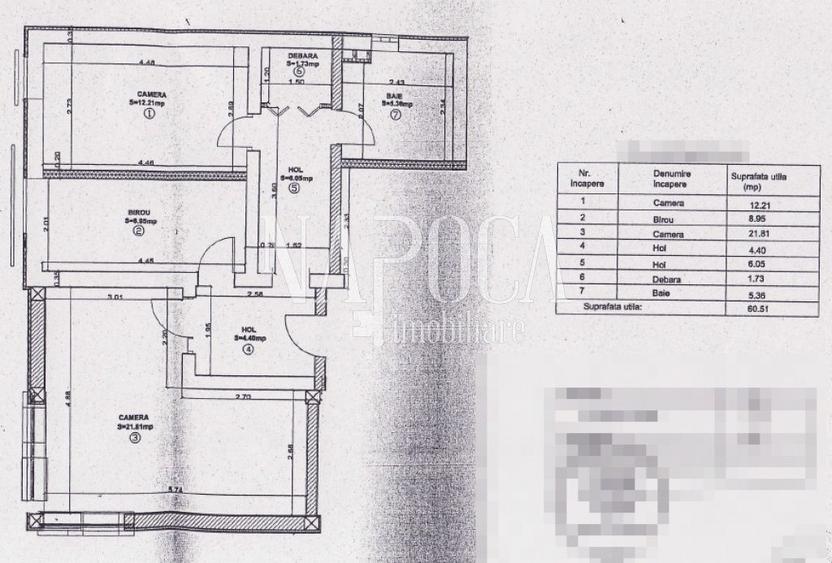 Apartament 2 camere de vanzare in Zorilor, Cluj Napoca