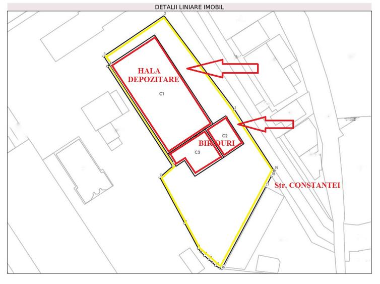 Hala 1600 mp si teren 4000 mp de vanzare, BACAU, Str. Constantei(Alexei Tolstoi
