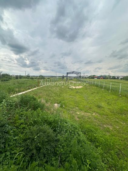 Vand teren intravilan 2000 mp, deschidere DJ602, constructie hala începuta - 7