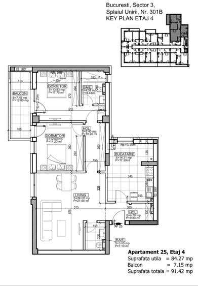 Apartamente de Vanzare 3 Camere,Bloc Nou,SAVAR Splaiul Unirii,Delta Vacaresti,