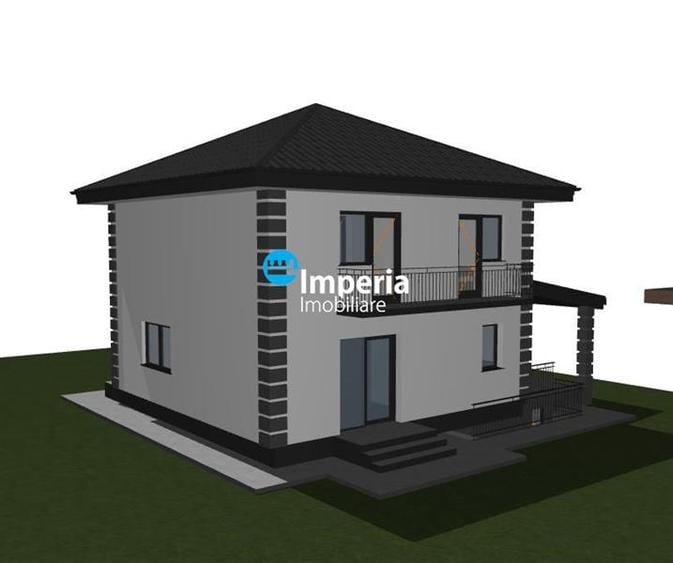 Vila P+E 120 mp, beci, 400 teren, 5 drumuri, Valea Adanca