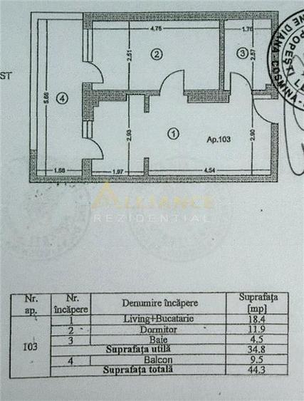 De vanzare apartament 2 camere – etaj 1/7, bloc modern cu 2 lifturi