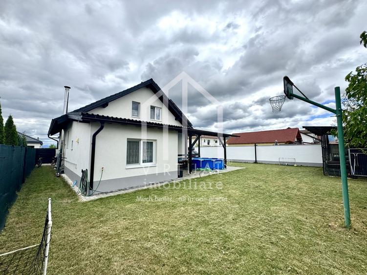 Casa cu 5 camere, 460mp teren, mobilata si utilata, demisol, Cristian