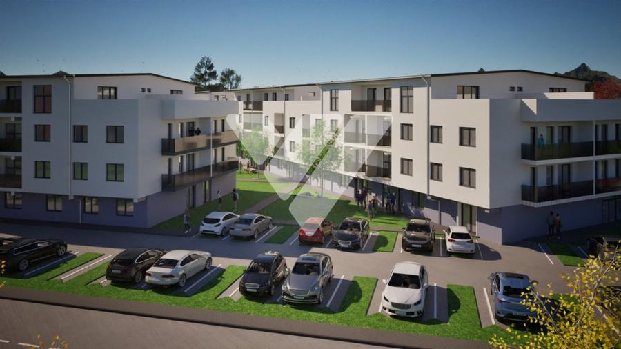 Apartament nou 3 camere cu balcon parcare etaj 2 in Selimbar Sibiu