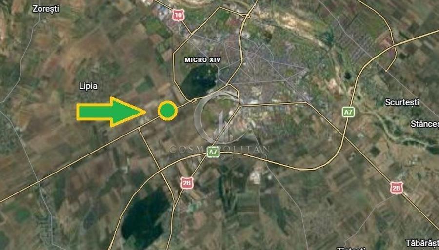 Teren intravilan iesire spre Ploiesti Reprezentanta Ford 5000mp deschidere 36m l