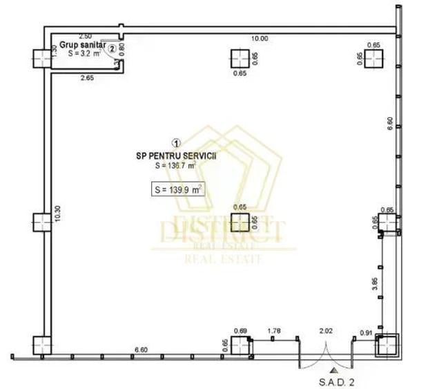 Spatiu comercial in bloc nou | Simion Barnutiu | Campeador