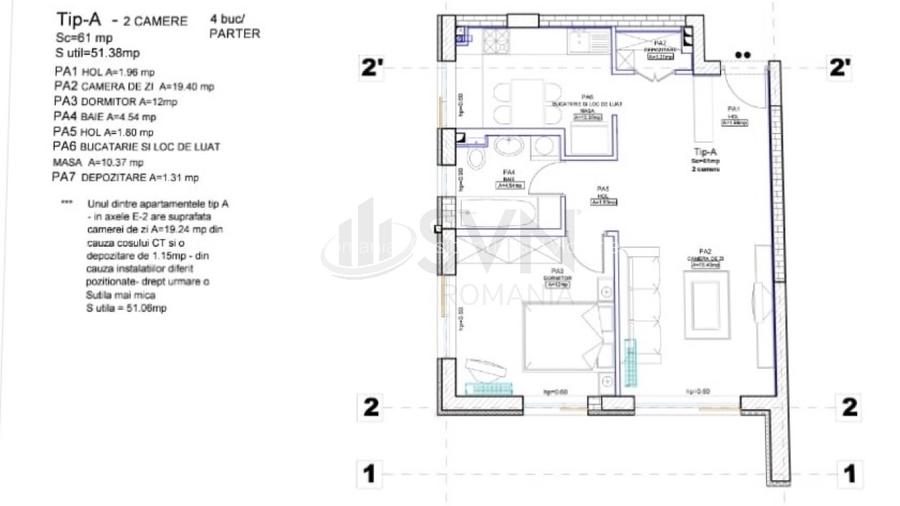 REA1005676 2 camere  PROIECT NOU CARTIERUL FRANCEZ - 10