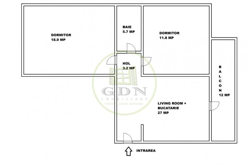 Apartament 3 camere inchiriere Doamna Stanca