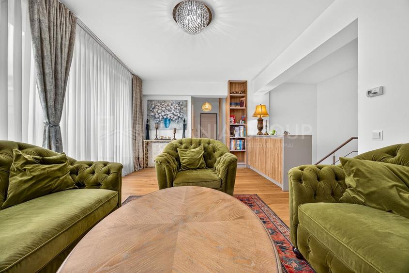 PENTHOUSE SUPERB 4 camere, 100 mp utili, parcare + boxa MAURER Coresi
