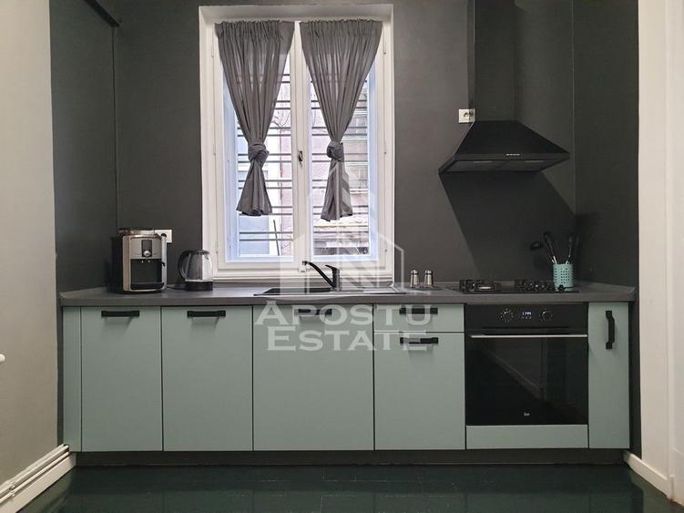 4 camere ultracentral, 132 mp + 2 terase complet renovat in Timisoara