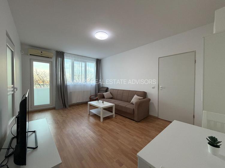2 camere renovat complet Calea Grivitei plan secund -vedere spate | metrou 1 Mai - 6