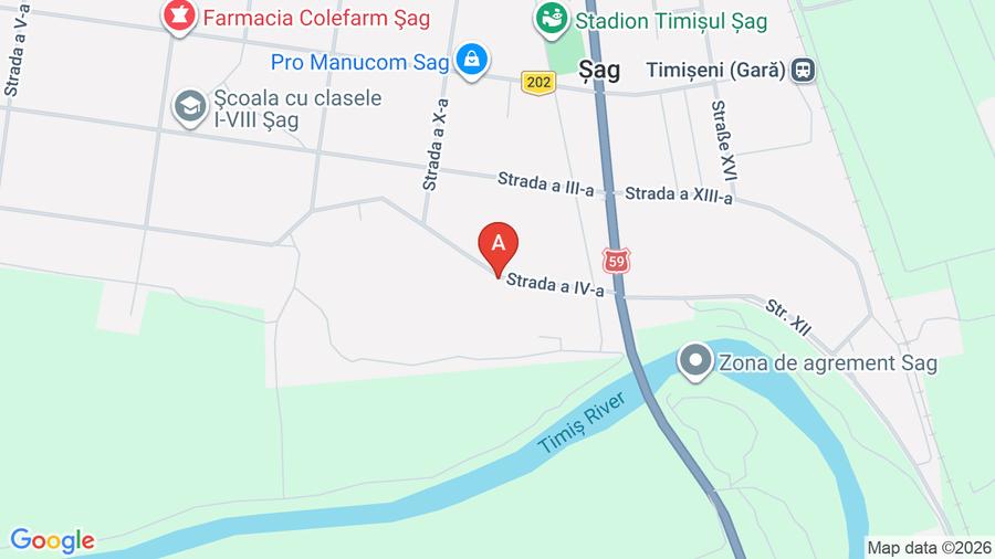 Proprietar, vand 1000 mp teren in vatra satului, in Sag, Timis pret: 85 euro mp