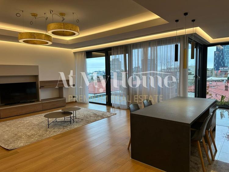Penthouse SUPERB cu 4 camere, finisaje si mobilier PREMIUM, terase, parcare