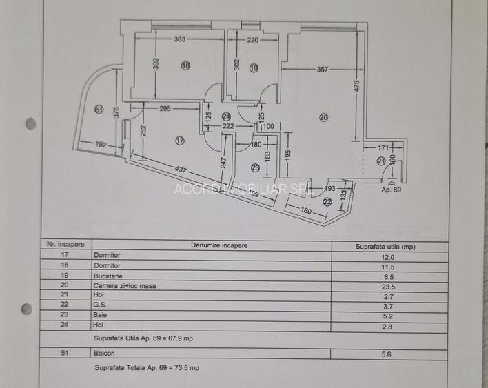 Apartament 3 camere zona Tomis Nord - 12