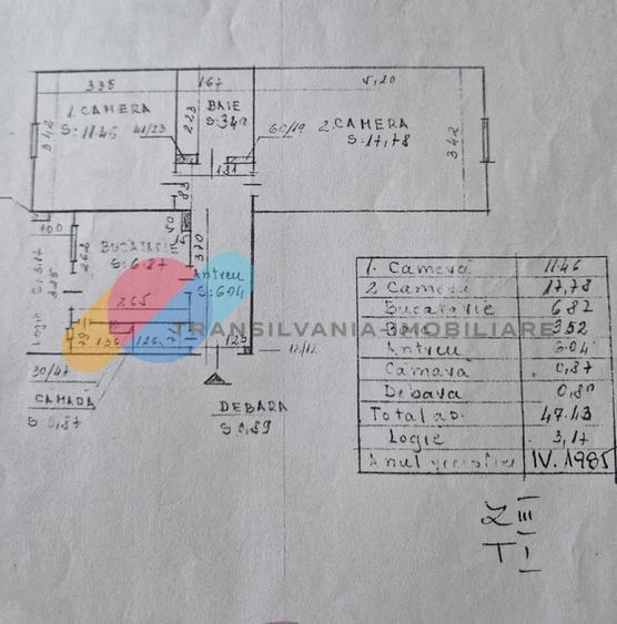 Apartament 2 camere, 47.43 mp, Între Lacuri – zona str. Tulcea