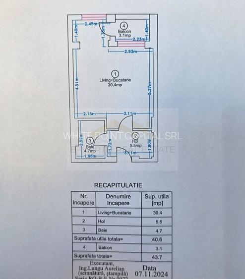 Studio nou în Ivory Residence Pipera | 43,7 mp | Ideal pentru investiție - 1
