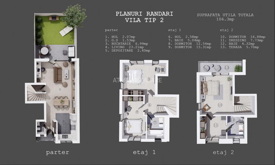 Alexander Residence Pipera | Vila 4 camere | Curte | 2 x Parcare - 20