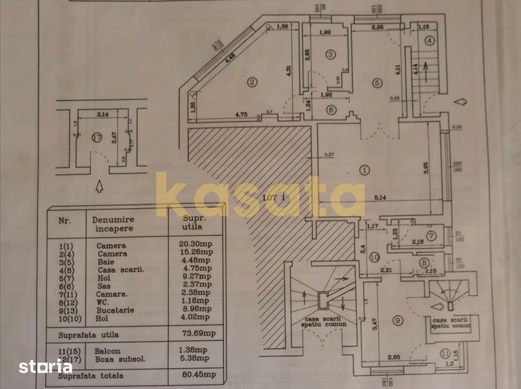 APARTAMENT 2 CAMERE 80MP | POPA NAN | IN VILA-LUX RENOVAT | FARA RISC