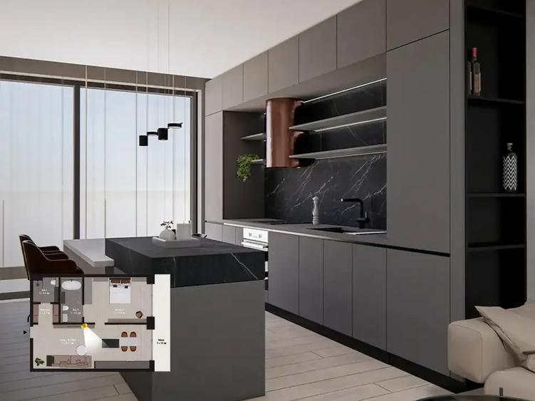 Apartament de Lux - 2 camere Unirii cu finisaje PREMIUM