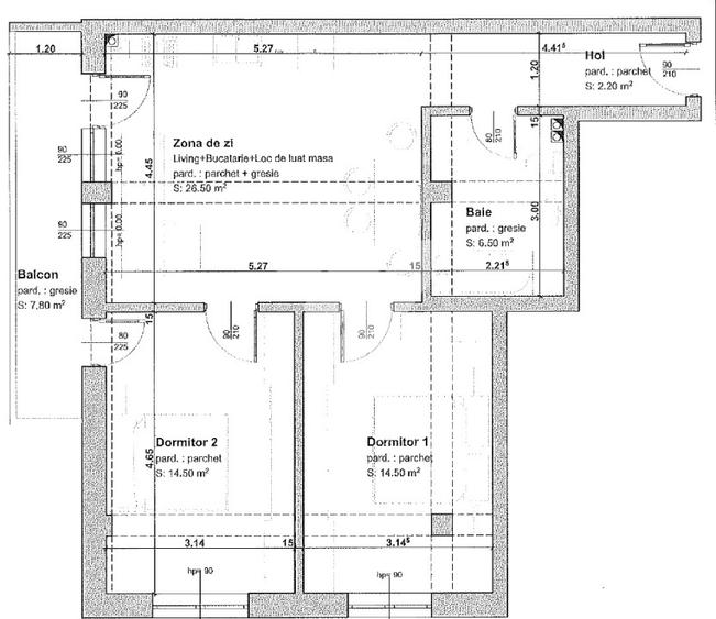 Apartament nou 3 camere cu balcon parcare etaj 2 in Selimbar Sibiu