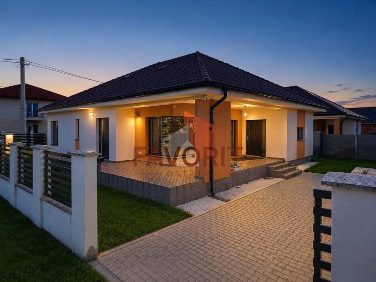 Casă P+M în Săcălaz | 6 camere | 3 băi | 213 mp construiți |