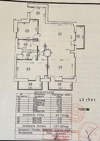 Apartament 3 CAMERE-FUNDENI