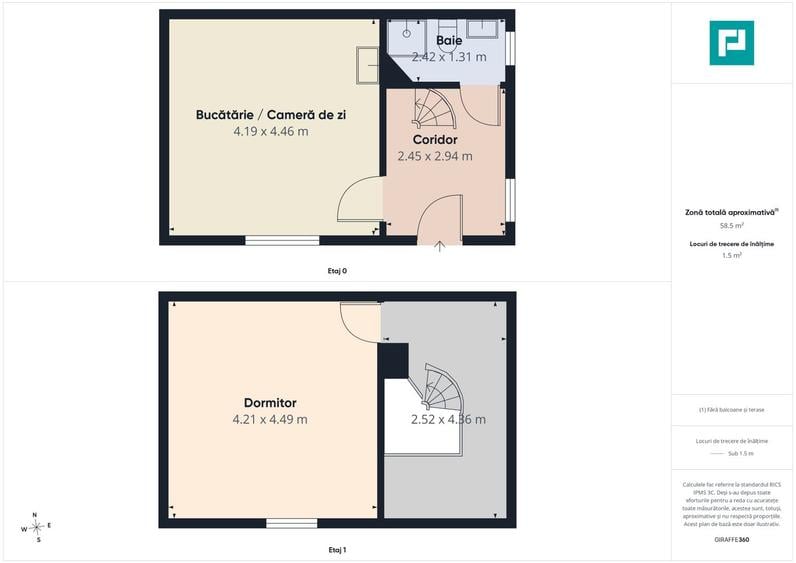 Apartament două camere decomandat ultracentral