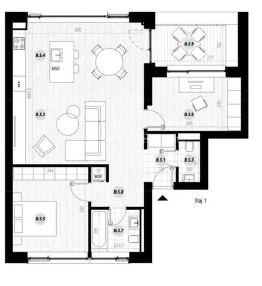 Catted Family | 3 Camere | Centrala | Parcare | Balcon | Boxa | - 8