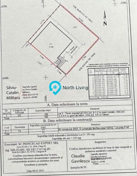Casă P+M 4 camere Buftea | 2023 | 3 dormitoare | teren 195 mp