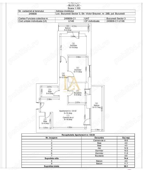 Apartament 3 camere Bloc 2025 74 mp|Metrou la 3 min Finisaje Premium - 3